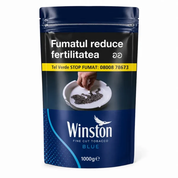 Tutun la pungă Winston Albastru