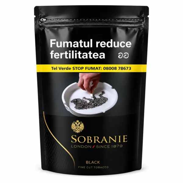Tutun la pungă Sobranie Negru
